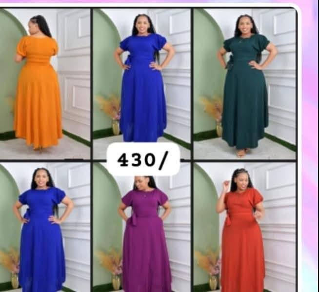 PLAIN OFFICIAL LONG DRESS